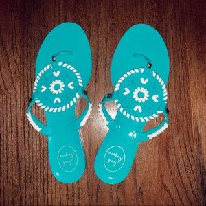 Blue Jack Rogers Flip Flops/Sandals